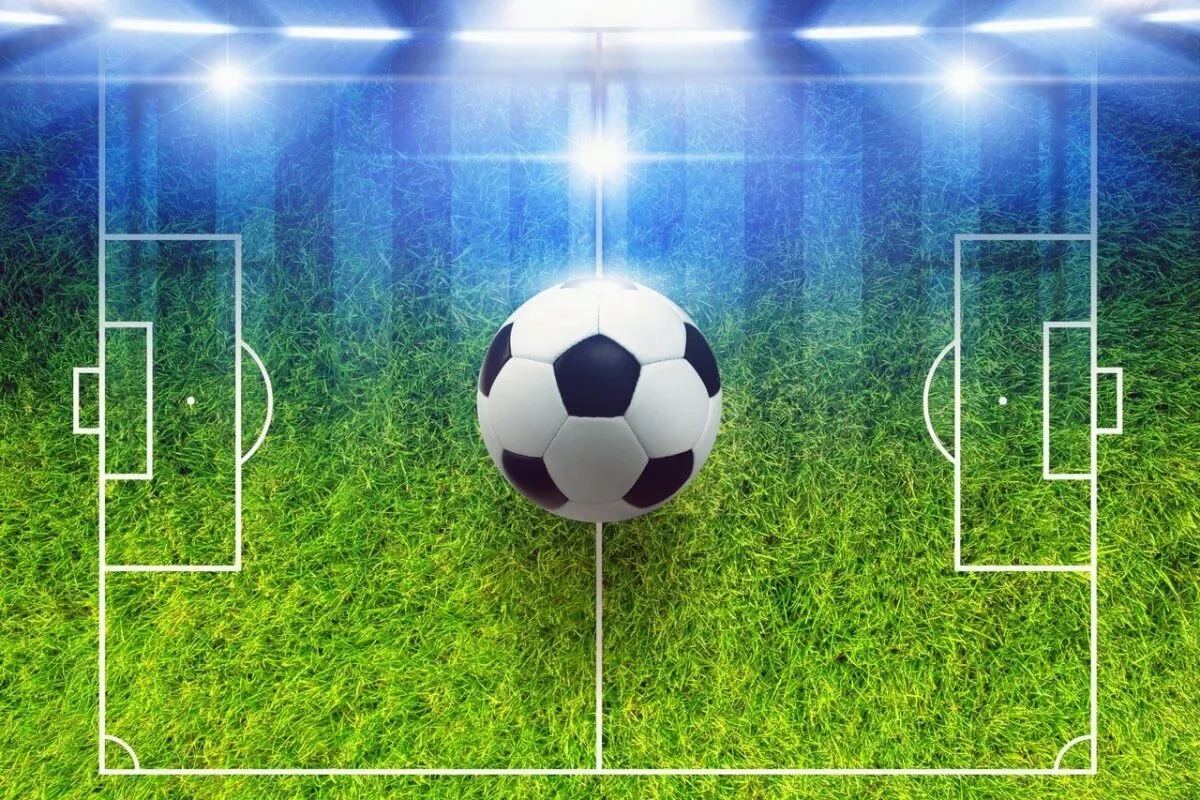 Soccer game poster