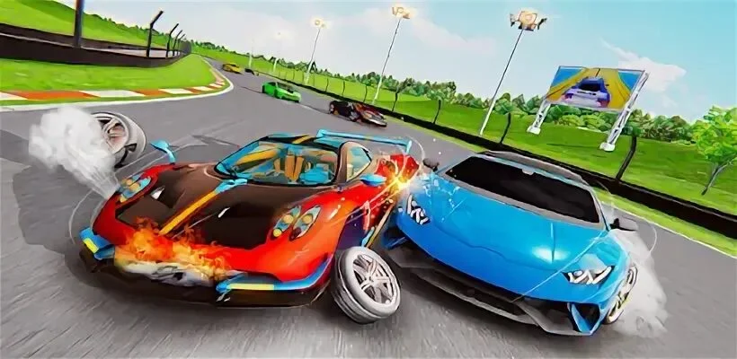 High-speed racing game