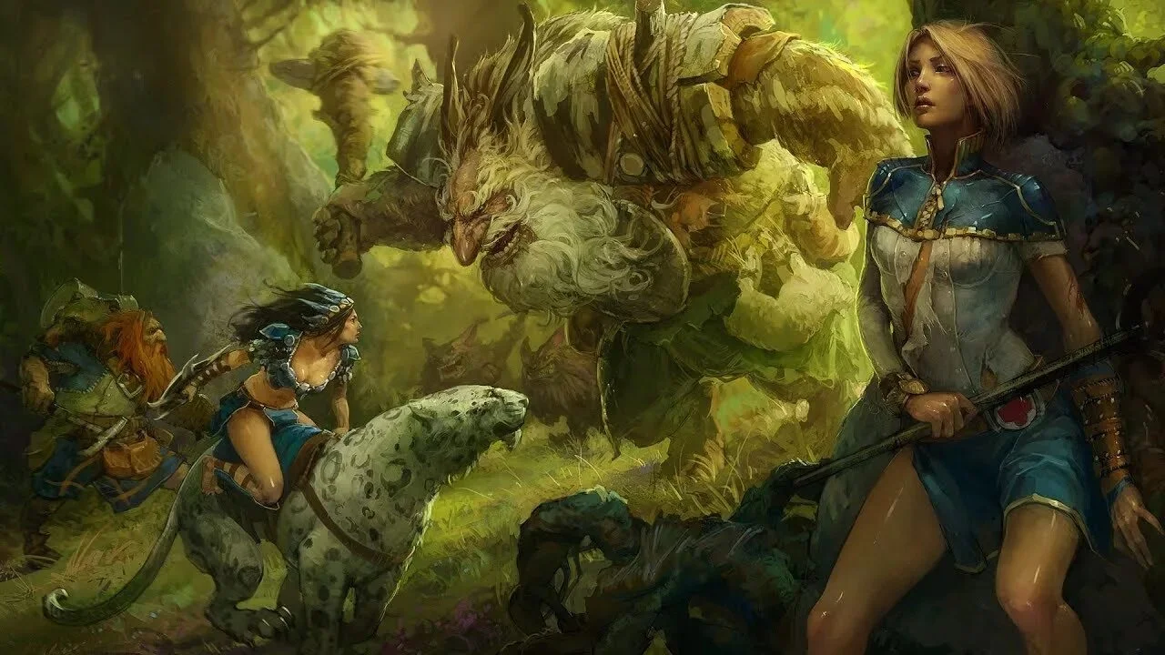 Artwork from a fantasy RPG game